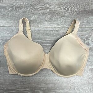 NWOT Bali One Smooth U Full-Figure Underwire Bra Nude DF6548 Size 38DDD